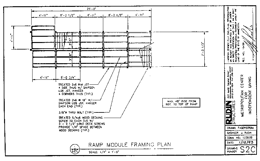 [engineering drawing of framing plan]