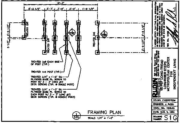 [engineering drawing of 180-degree Turn framing]